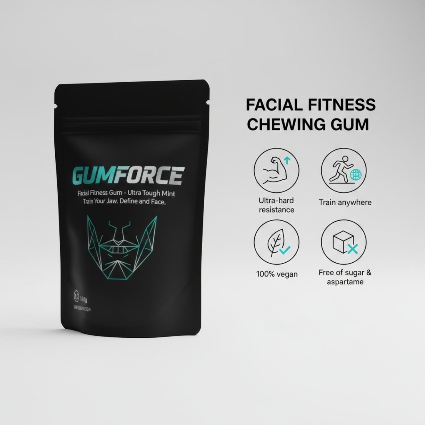 GUMFORCE™ Ultra-Hard Jawline Trainer
