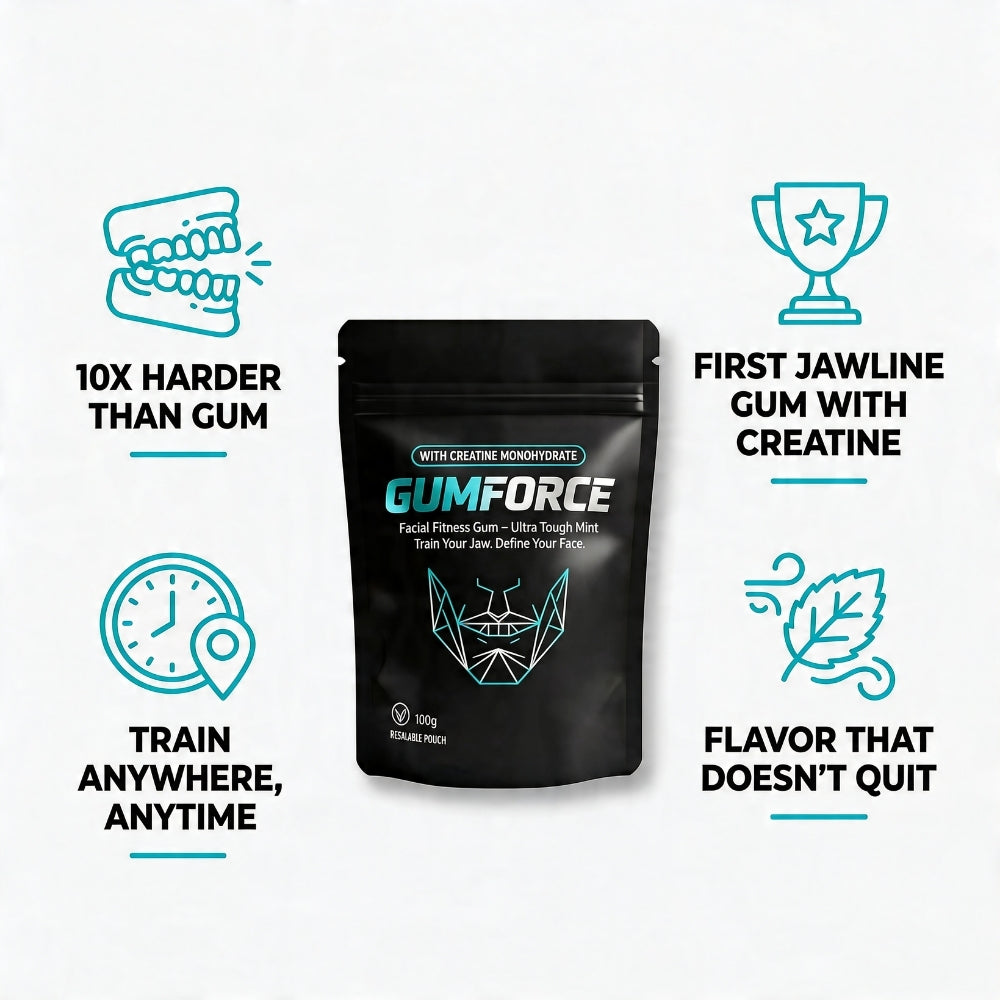 Jawline Chewing Gum With Creatine Monohydrate