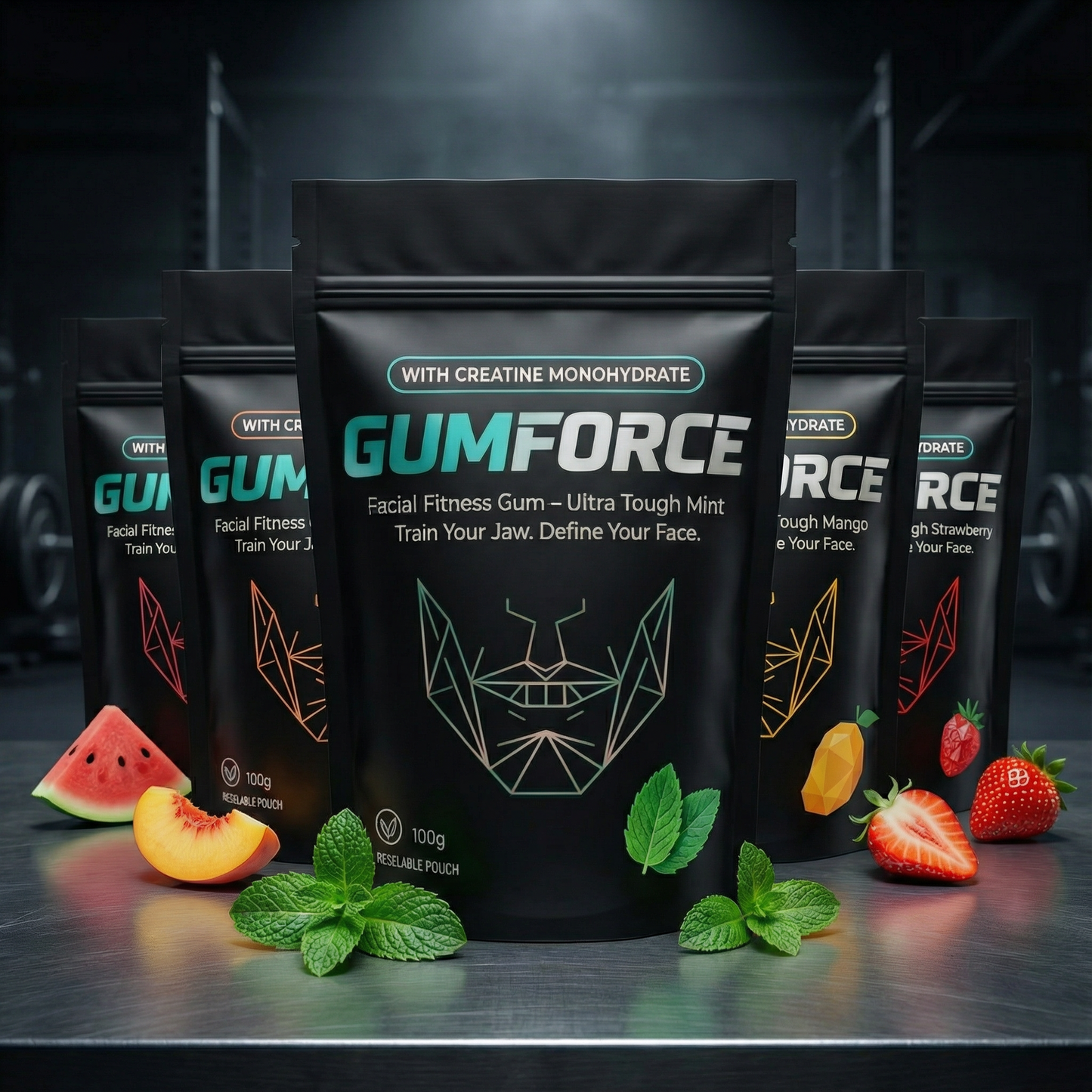 GUMFORCE™ Jawline Chewing Gum With Creatine Monohydrate